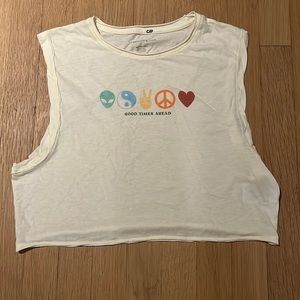 American Eagle Good Times Ahead Tank | size xxs
